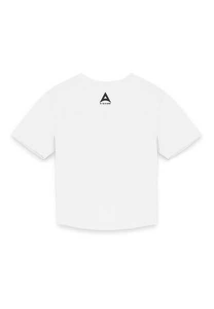 WOMENS A-GAME BRING YOUR A-GAME SHORT SLEEVE T-SHIRT - WHITE