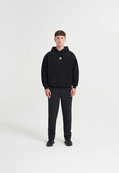 MENS A-GAME LOGO GRAPHIC RELAXED HOODIE - BLACK