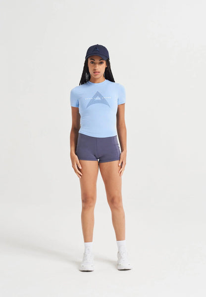 WOMENS A-GAME BRING YOUR A-GAME SHORT SLEEVE T-SHIRT - BLUE